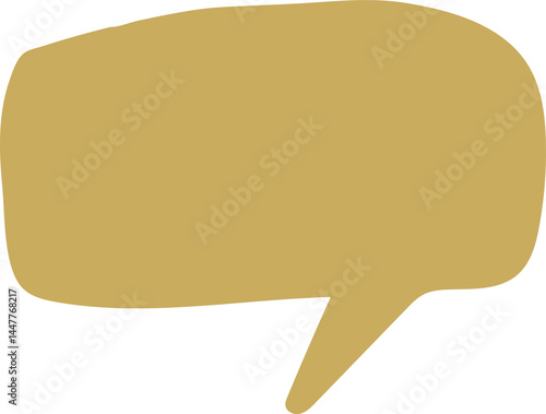 Speech bubble colorful