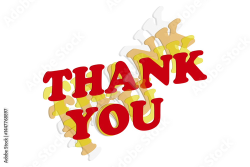 THANK YOU（ありがとう）
おしゃれでよく目立つロゴマーク
