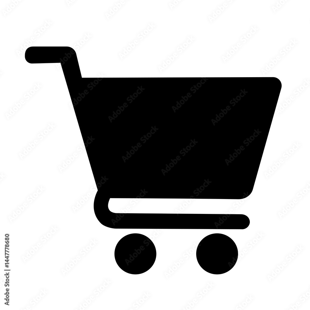 vector illustration of a shopping cart vector illustration of a shopping cart