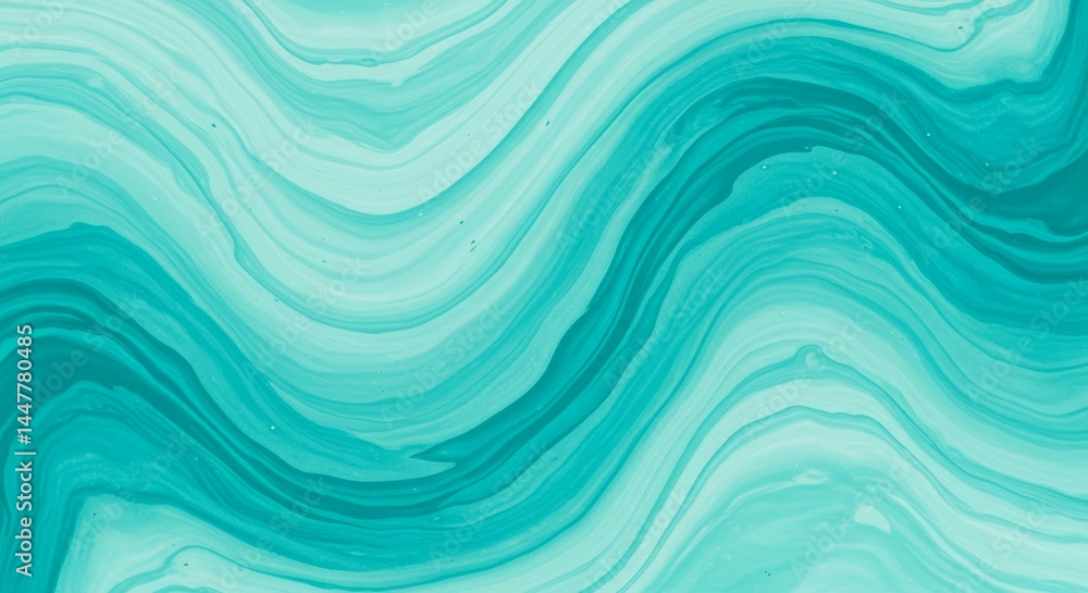 Turquoise Wave Pattern Abstract Background Turquoise Wave Pattern Abstract Background