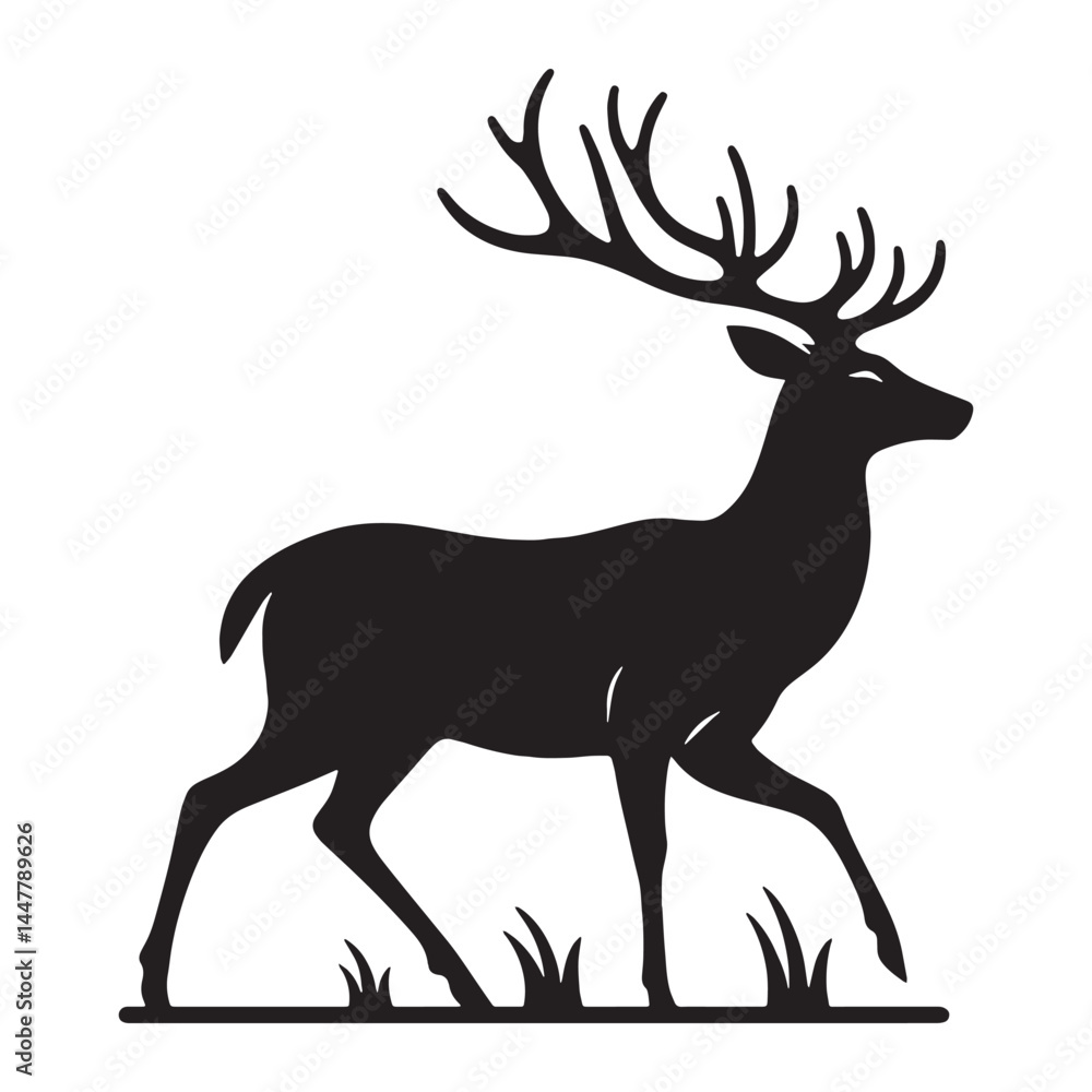 Signature deer silhouette vector created for clean and professional branding – deer silhouette – deer vector – deer illustration – silhouette of deer
Signature deer silhouette vector created for clean and professional branding – deer silhouette – deer vector – deer illustration – silhouette of deer