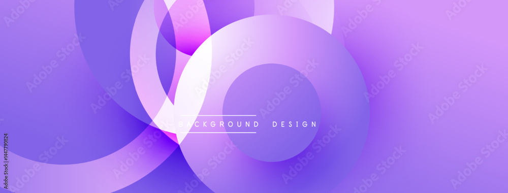 Abstract purple background. Overlapping circles create fluid shapes, soft gradients, modern design elements. Minimalist aesthetic. Abstract purple background. Overlapping circles create fluid shapes, soft gradients, modern design elements. Minimalist aesthetic.
