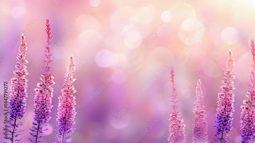 Naklejka premium Park's Kochia flower blooming beautifully in various colors.