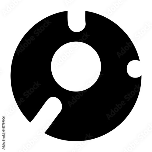 circle black vector