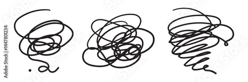  Cartoon confusion, doubtful mark vector clip art, expressive icon
