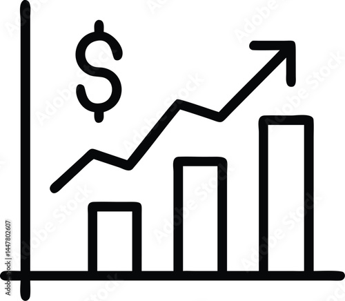 Operation management and business administration editable stroke outline icons  isolated on white background flat vector illustration