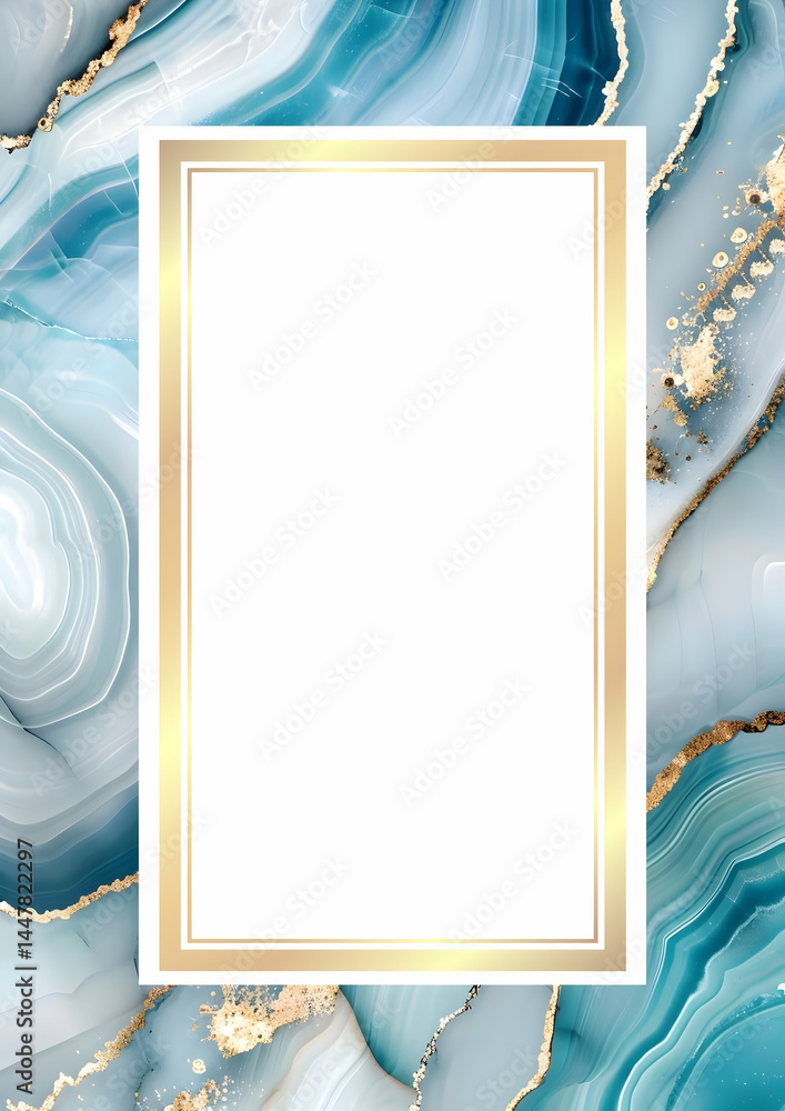 Elegant abstract background with a blank frame for text or graphic content.