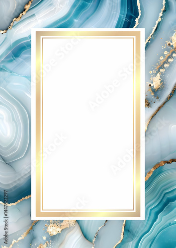 Elegant abstract background with a blank frame for text or graphic content.