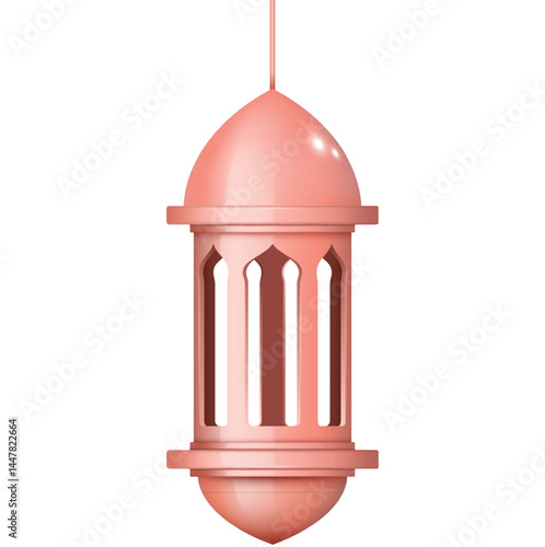 Lantern vector icon isolated on white