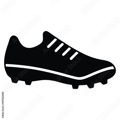 Soccer Cleats Icon Design for Football Boots