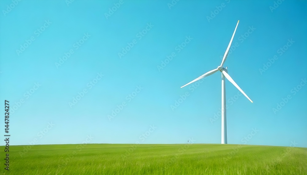 white windmill model on green grass and blue background white windmill model on green grass and blue background