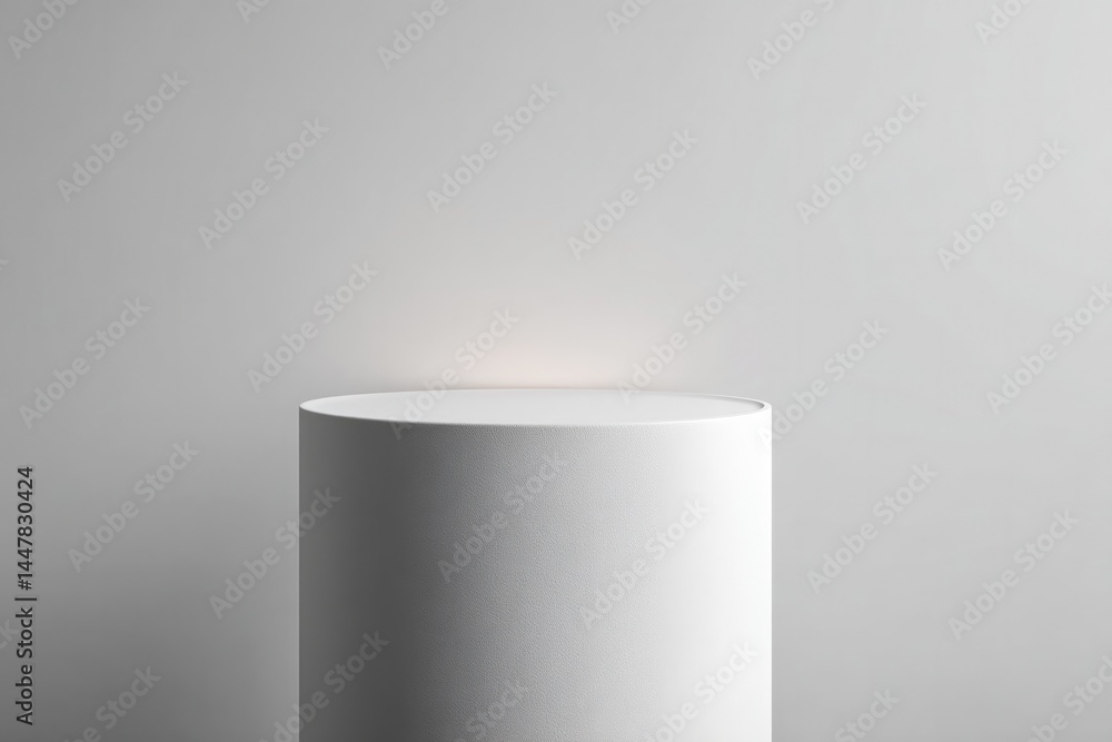elegant and minimalistic empty drink podium stands poised against stark background elegant and minimalistic empty drink podium stands poised against stark background