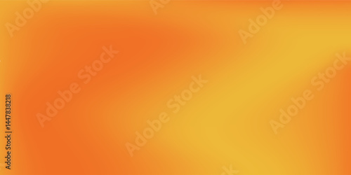 Mesh orange with blurred abstract yellow gradient vector background