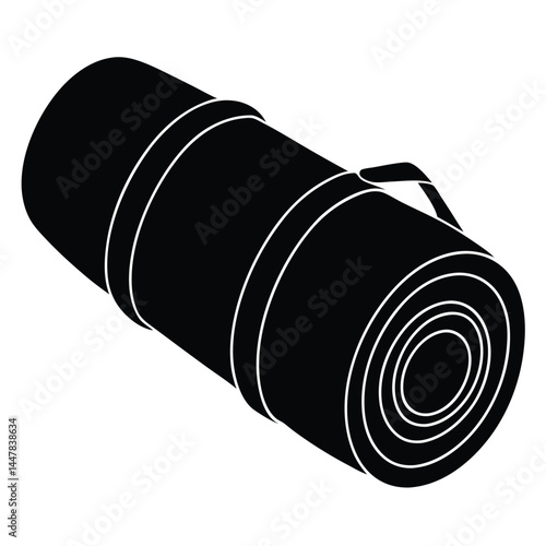 Portable Camping Sleeping Mat Rolled-Up for Easy Travel