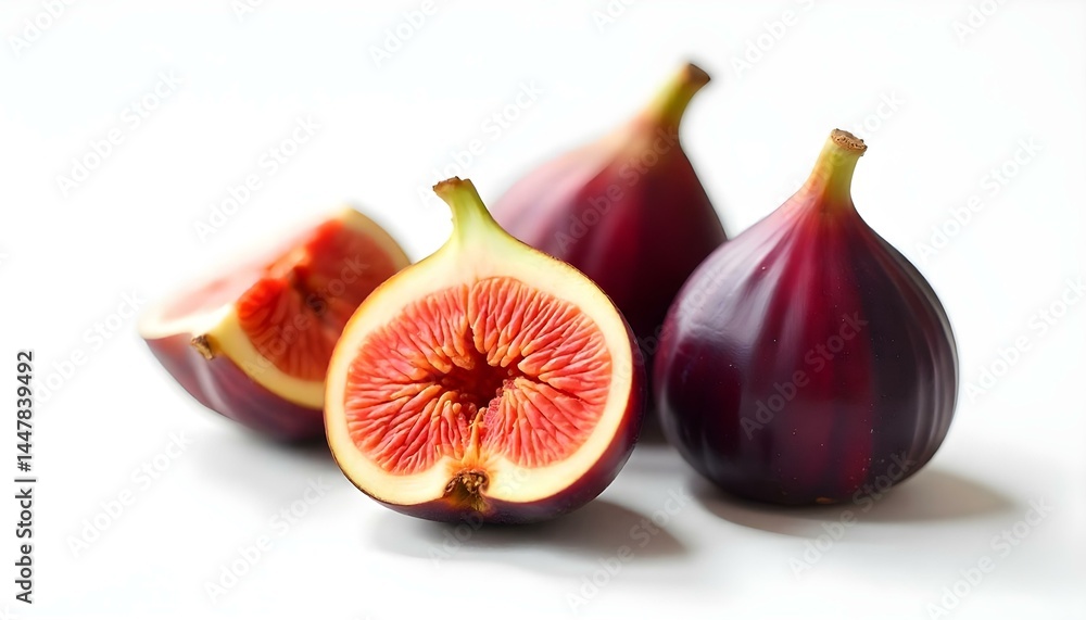 fresh figs on white background fresh figs on white background