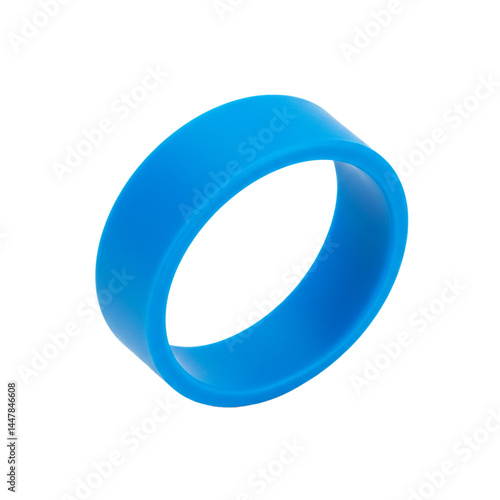 silicone wristband isolated on white background