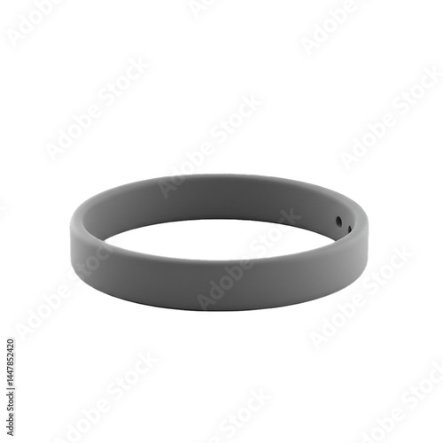 silicone wristband isolated on white background