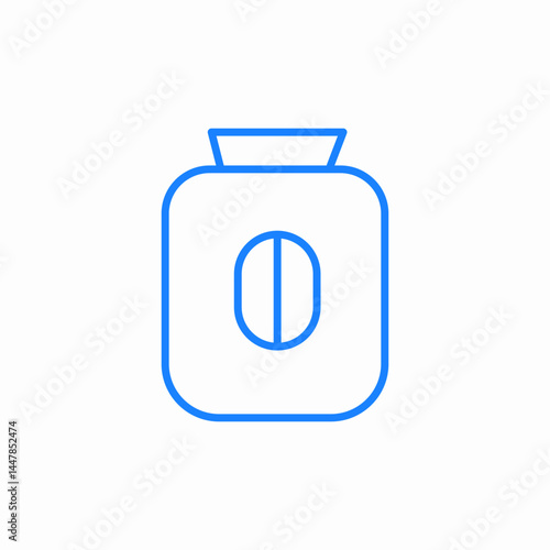 coffee grinder icon sign vector