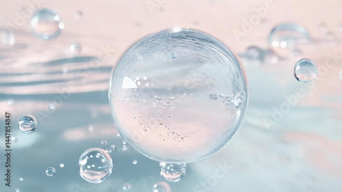 Wallpaper Mural This intricate design showcases detailed DNA strands and bubblelike structures amidst a frosty blue atmosphere Torontodigital.ca