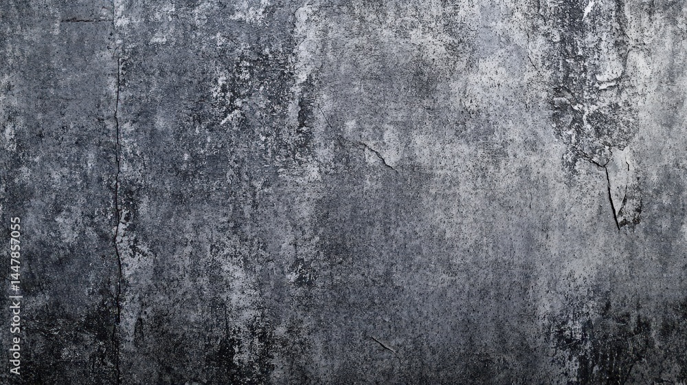 Obraz premium A rough grey background with a grunge texture, perfect for urban and edgy designs