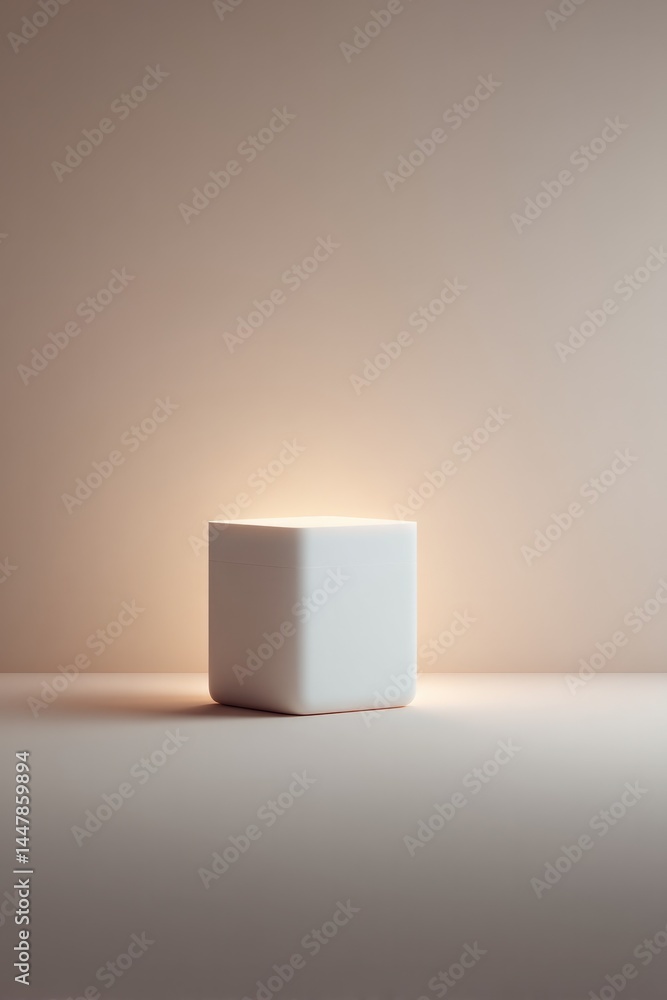 minimalist 3d illustration of sleek modern office supply item centrally positioned on plain neutral background to highlight minimalist 3d illustration of sleek modern office supply item centrally positioned on plain neutral background to highlight