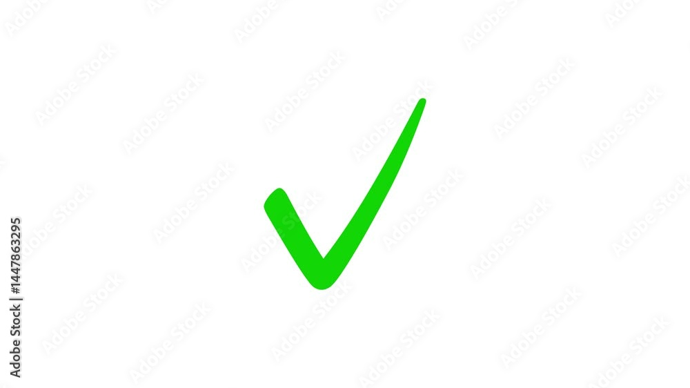 Animated Check Mark Symbol Simple, Sleek, and Stylish Animated Check Mark Symbol Simple, Sleek, and Stylish