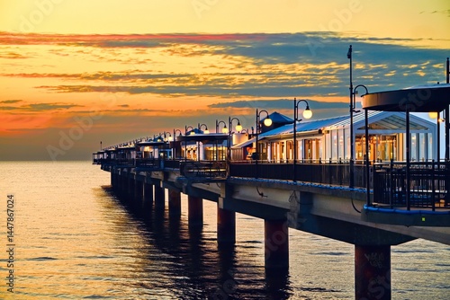 Seebrücke in Misdroy/Miedzyzdroje Polen
