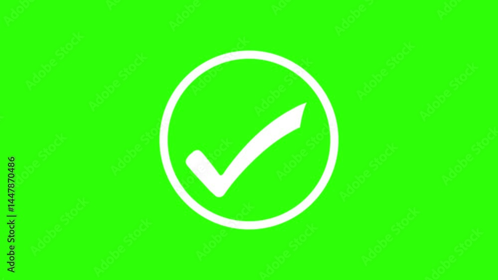 Clean and Simple Check Mark Animation, Minimal Circle Check Mark Animation Smooth Motion Design Clean and Simple Check Mark Animation, Minimal Circle Check Mark Animation Smooth Motion Design