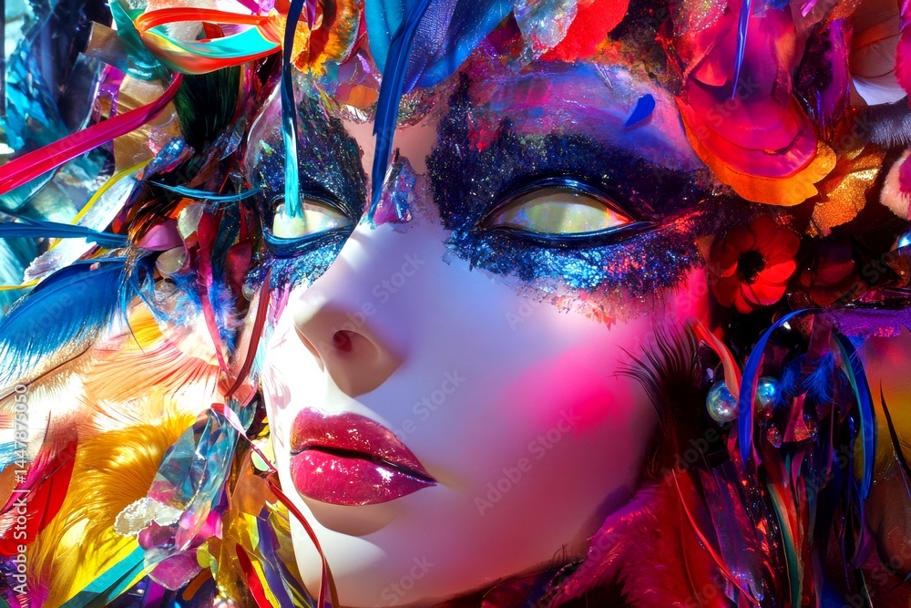 Metaphorical imposter syndrome feelings of a mental. Bipolar symptoms. Mental disorder - imposter syndrome: abstract image of health condition. Cognitive impairment. Post-traumatic stress.