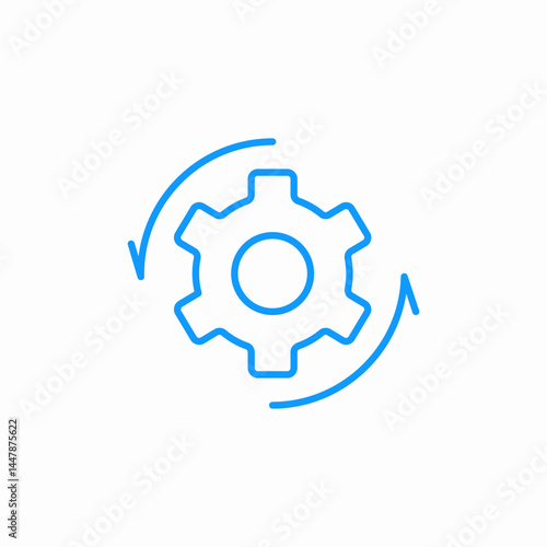 adaptation remodel icon sign vector