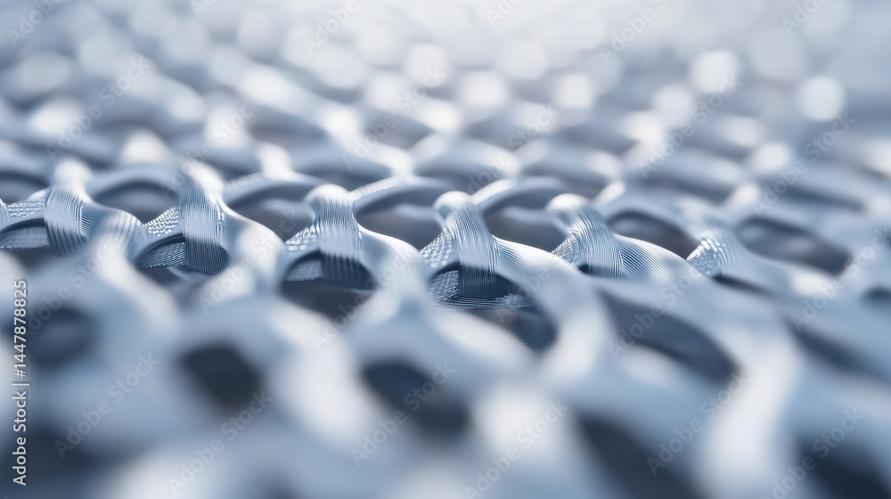 Obraz premium Abstract close-up of textured surface, intricate patterns on materials, suitable for design themes or backgrounds.