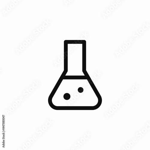 chemistry tube icon sign vector