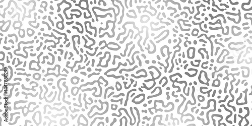 Vector Generative algorithm psychedelic background. Reaction-diffusion or turing pattern formation. Organic lines in memphis. Unique texture of homogeneous, uniform state in biological organisms.