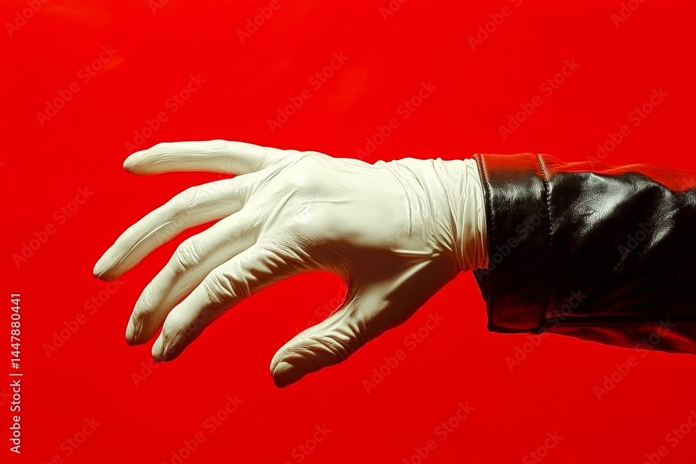 Crying in pain. Medical care. Pain of disorder - hand pain: abstract image of health condition. Hopelessness and pain. Metaphorical hand pain physical senses, of a sickness and suffering.