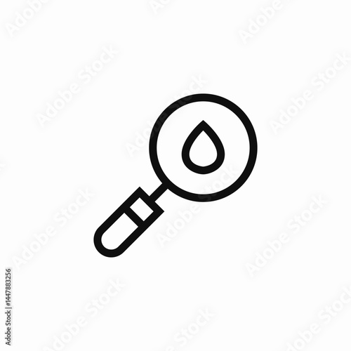 hematology blood sample icon sign vector
