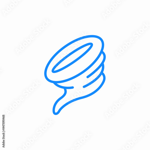 tornado sign icon sign vector