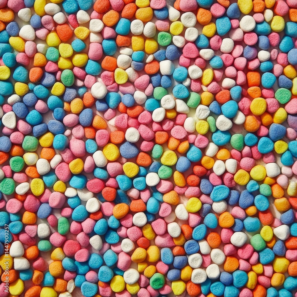 Colorful mini marshmallow backdrop. Colorful mini marshmallow backdrop.