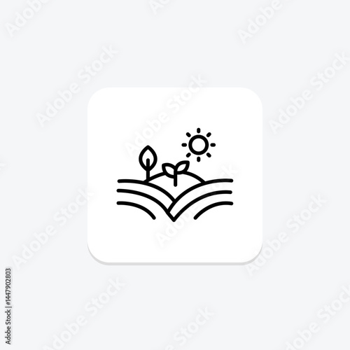 Local Crop Land, vector, pixel perfect, illustrator file