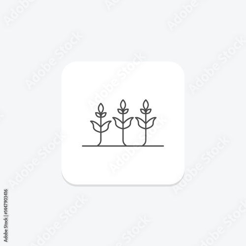 Growing Crops, vector, pixel perfect, illustrator file