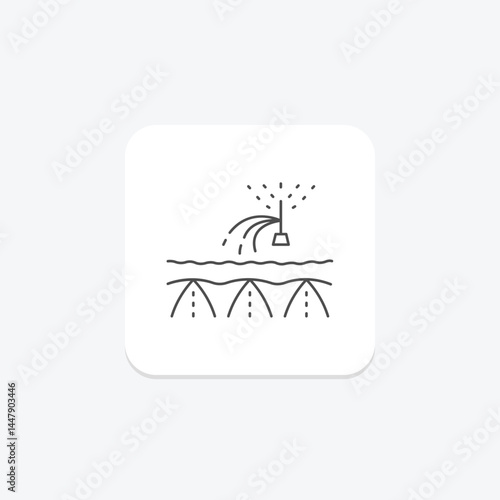 Irrigated Land, vector, pixel perfect, illustrator file