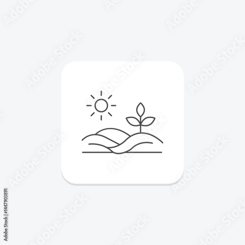 Fertilized Land, vector, pixel perfect, illustrator file