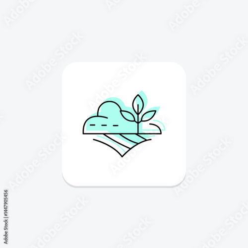 Farming Land Patch, vector, pixel perfect, illustrator file
