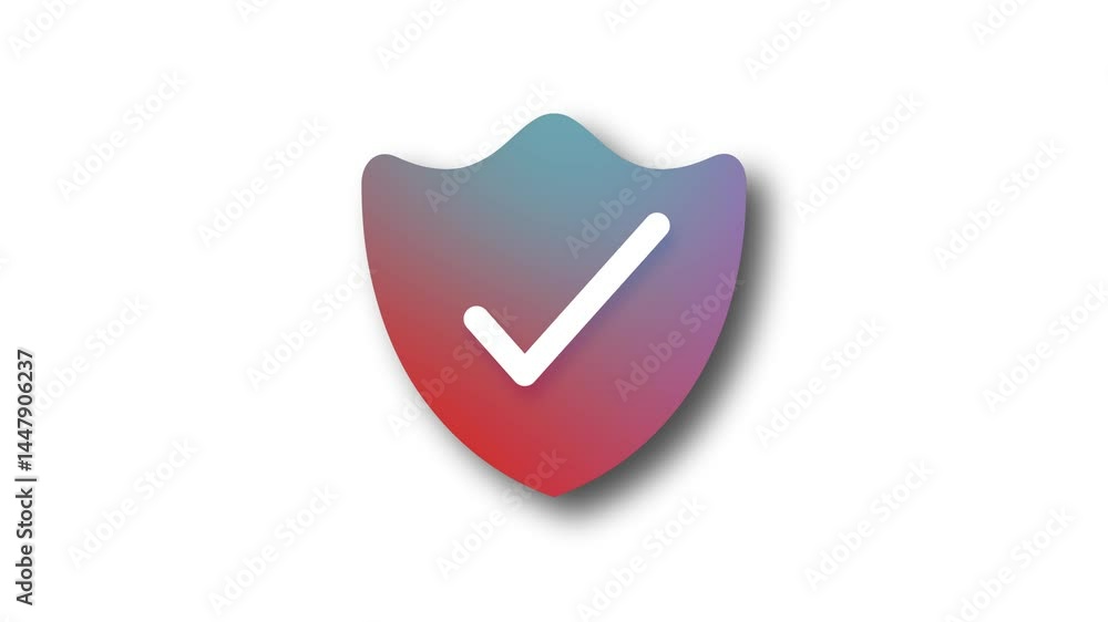 Creative 3D Security Shield Fill Check Mark Animation, 3D Animated Security Shield with Fill Check Mark Symbol Creative 3D Security Shield Fill Check Mark Animation, 3D Animated Security Shield with Fill Check Mark Symbol