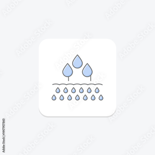 Watered Field, vector, pixel perfect, illustrator file