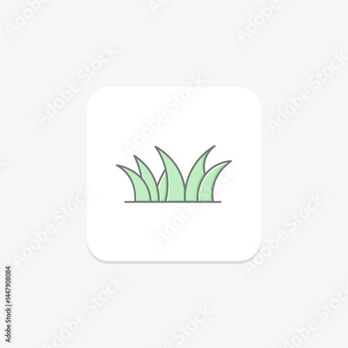 Grass Field, vector, pixel perfect, illustrator file
