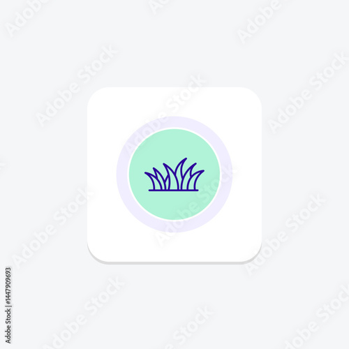 Grass Field, vector, pixel perfect, illustrator file
