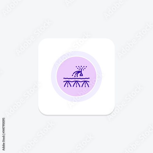 Irrigated Land, vector, pixel perfect, illustrator file