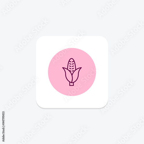 Corn Field, vector, pixel perfect, illustrator file