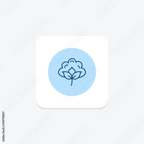 Cotton Field, vector, pixel perfect, illustrator file