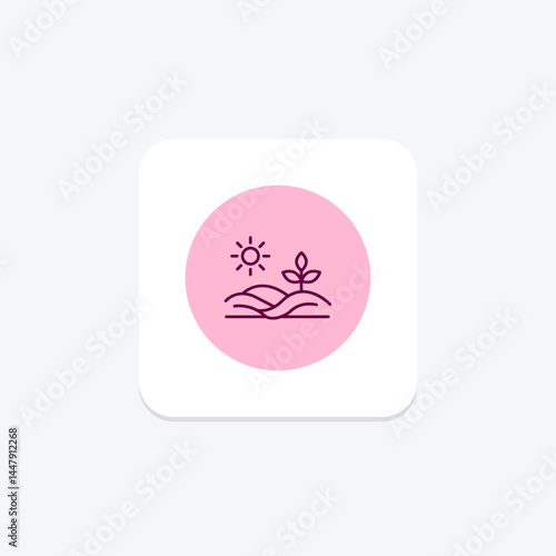 Fertilized Land, vector, pixel perfect, illustrator file